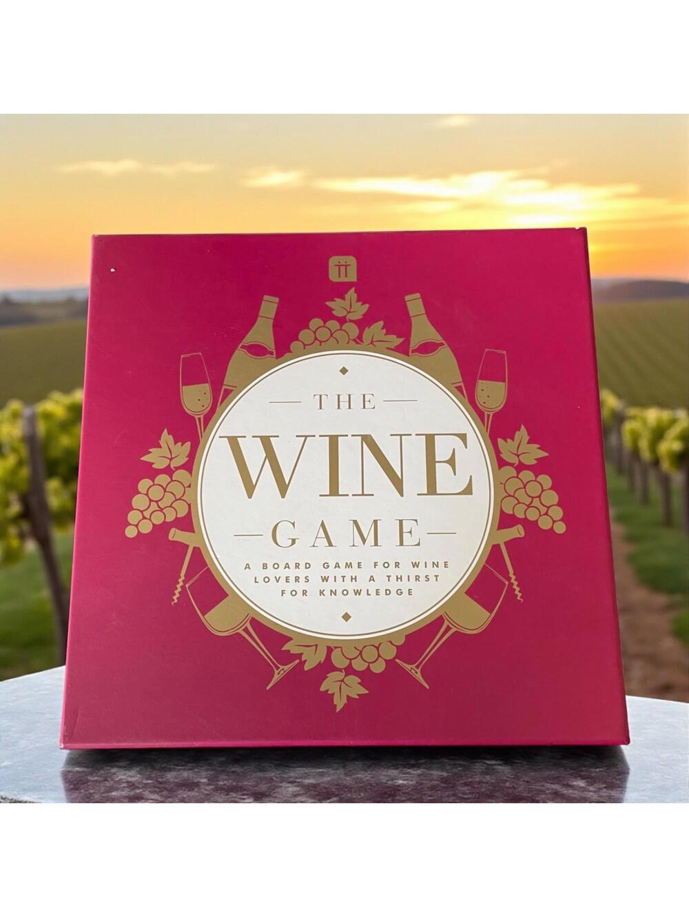 The Wine Game Board Game for Wine Lovers Trivia Party Adult Game Barely Used